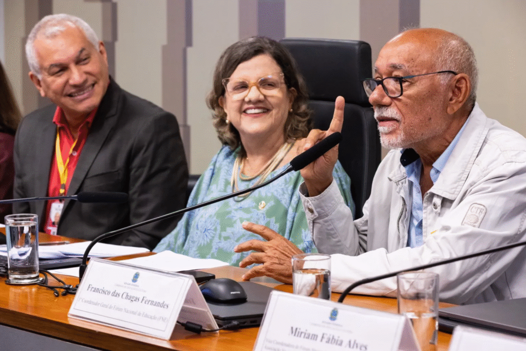 Comissão de Educação e Cultura celebra os 15 anos do Fórum Nacional de Educação (FNE) em audiência presidida por Teresa Leitão