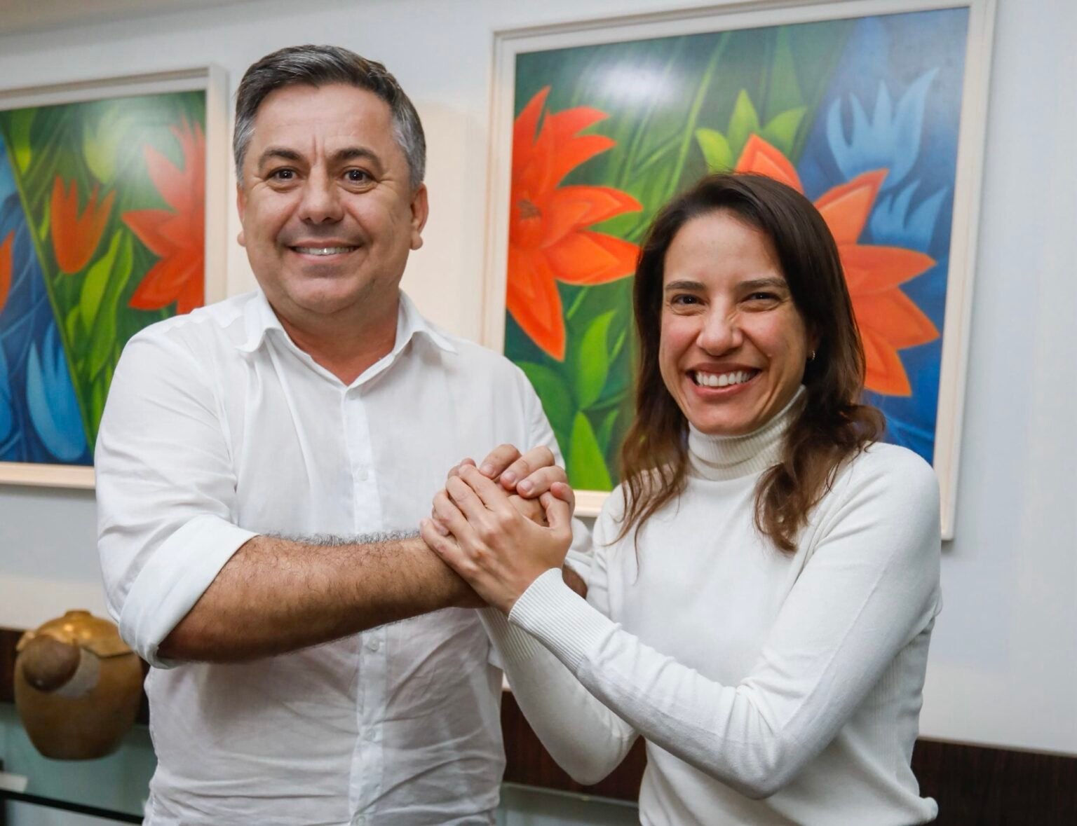 Raquel lança Marcos Patriota como pré-candidato a deputado federal