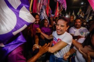 Raquel Lyra destaca obras e ações durante caminhada em Prazeres e Jordão